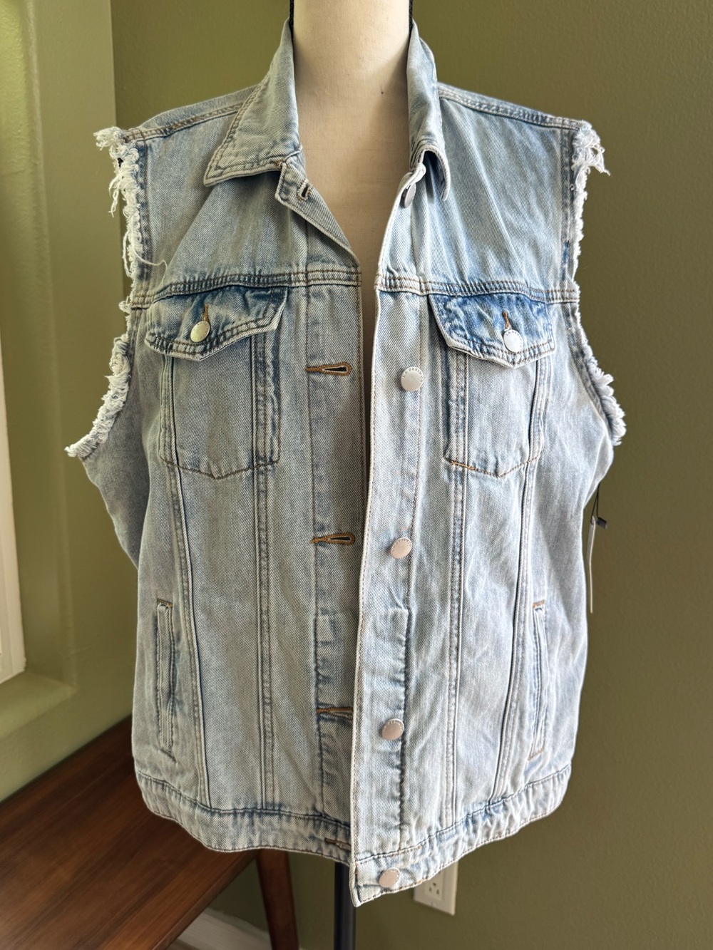Los Angeles Denim Co The Harley Vest 100% Cotton